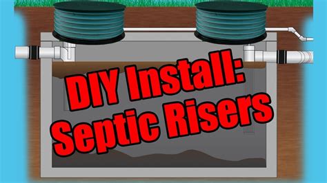 diy concrete riser for septic distribution box|round septic tank lid.